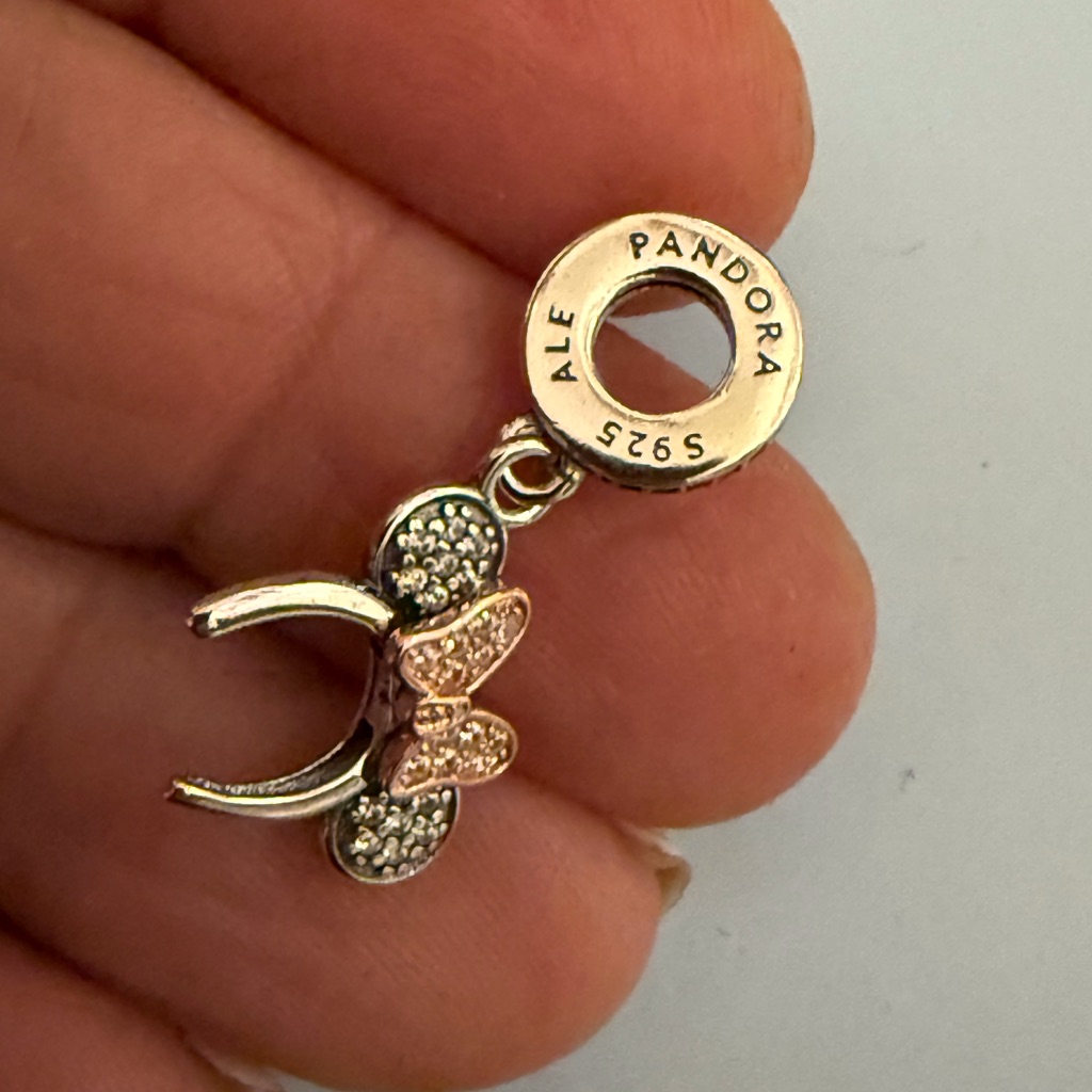Pandora Silver And Gold Horseshoe Charm